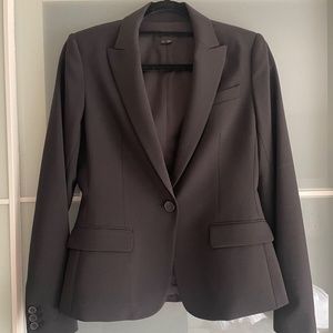 Theory Black Wool Blend Blazer